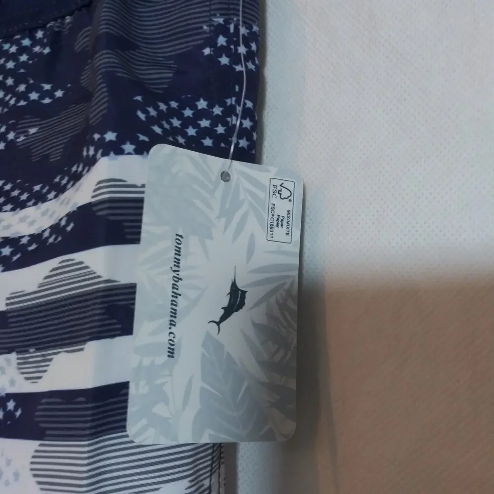 Tommy Bahama Boys Patriotic Swim Trunks Size Small